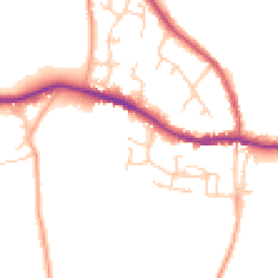 Daytime road noise heatmap for SO30 2TX