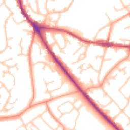 Daytime road noise heatmap for SO30 3AT