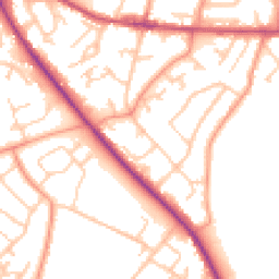 Daytime road noise heatmap for SO30 3BN
