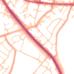 Daytime road noise heatmap for SO30 3BP