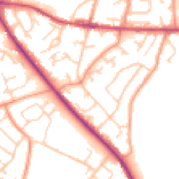 Daytime road noise heatmap for SO30 3BS
