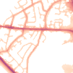 Daytime road noise heatmap for SO30 3DX