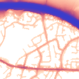 Daytime road noise heatmap for SO30 3FS