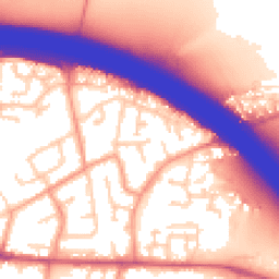 Daytime road noise heatmap for SO30 3GS