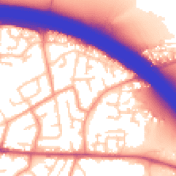 Daytime road noise heatmap for SO30 3GT
