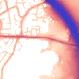 Daytime road noise heatmap for SO30 3HG