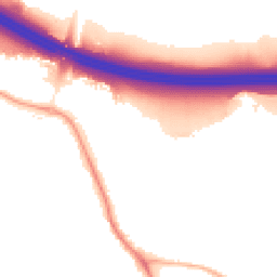 Night-time road noise heatmap for SO30 3JL