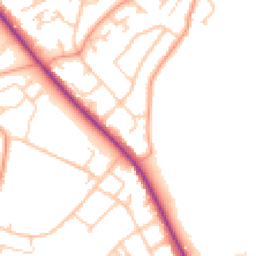 Daytime road noise heatmap for SO30 3JX