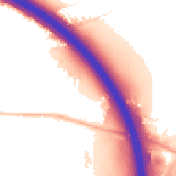 Night-time road noise heatmap for SO30 3LD