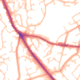 Daytime road noise heatmap for SO30 3LS