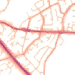 Daytime road noise heatmap for SO30 3PJ