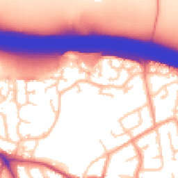 Daytime road noise heatmap for SO30 3RA