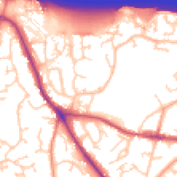 Daytime road noise heatmap for SO30 3RH