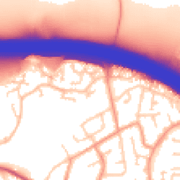 Daytime road noise heatmap for SO30 3SA