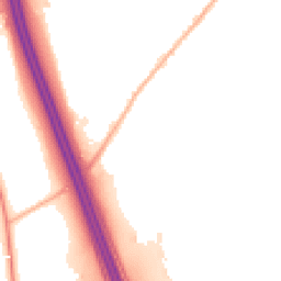 Night-time road noise heatmap for SO30 4DD