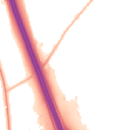 Night-time road noise heatmap for SO30 4DJ