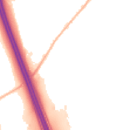 Night-time road noise heatmap for SO30 4DN