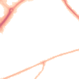 Night-time road noise heatmap for SO30 4EG