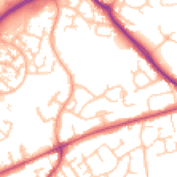 Daytime road noise heatmap for SO30 4ER
