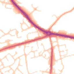 Daytime road noise heatmap for SO30 4FY