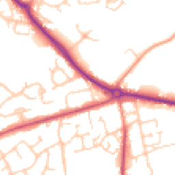 Daytime road noise heatmap for SO30 4GA