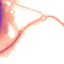 Night-time road noise heatmap for SO30 4SS