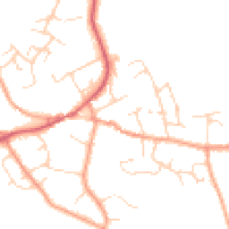 Daytime road noise heatmap for SO41 0AB