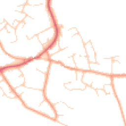 Daytime road noise heatmap for SO41 0AD