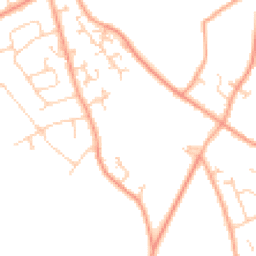 Daytime road noise heatmap for SO41 0AE