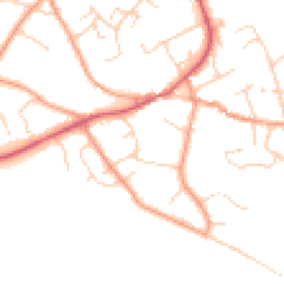 Daytime road noise heatmap for SO41 0AN
