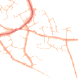 Daytime road noise heatmap for SO41 0AX
