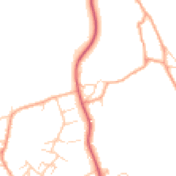 Daytime road noise heatmap for SO41 0AZ