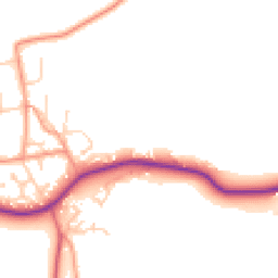 Daytime road noise heatmap for SO41 0BA