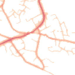Daytime road noise heatmap for SO41 0DA