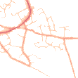 Daytime road noise heatmap for SO41 0DE