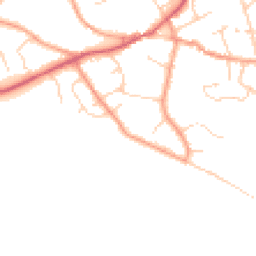 Daytime road noise heatmap for SO41 0EA