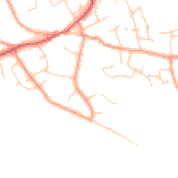 Daytime road noise heatmap for SO41 0EB