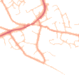 Daytime road noise heatmap for SO41 0EQ