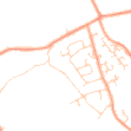 Daytime road noise heatmap for SO41 0EY