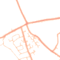 Daytime road noise heatmap for SO41 0FF
