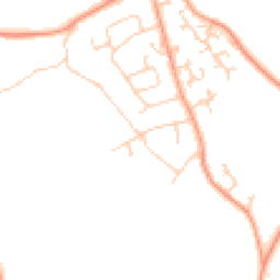Daytime road noise heatmap for SO41 0GG