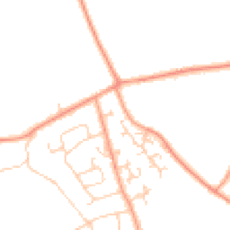 Daytime road noise heatmap for SO41 0GW