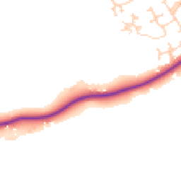Daytime road noise heatmap for SO41 0JE