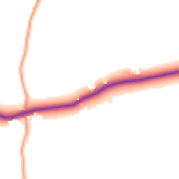 Daytime road noise heatmap for SO41 0LA