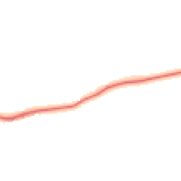Night-time road noise heatmap for SO41 0LA
