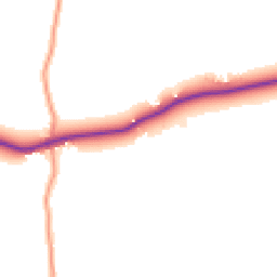Daytime road noise heatmap for SO41 0LB