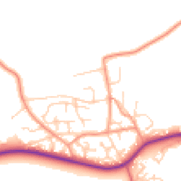 Daytime road noise heatmap for SO41 0LT
