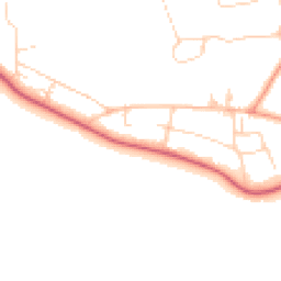 Daytime road noise heatmap for SO41 0NT