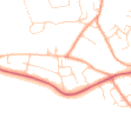 Daytime road noise heatmap for SO41 0PR