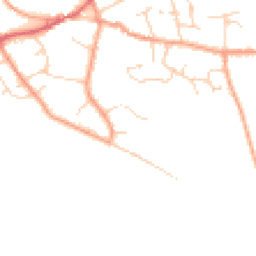 Daytime road noise heatmap for SO41 0QB
